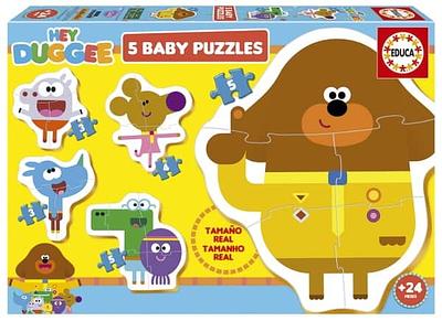 Divirta-se com o seu filho com estes cinco puzzles progressivos com 3 a 5 peças. As peças são maiores, mais grossas e mais fáceis de manipular. nAviso: Ideal para crianças dos 2 aos 4 anos.nnn