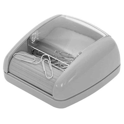 PORTA CLIPS PLUS 340 COM MAGNETISMO CINZA