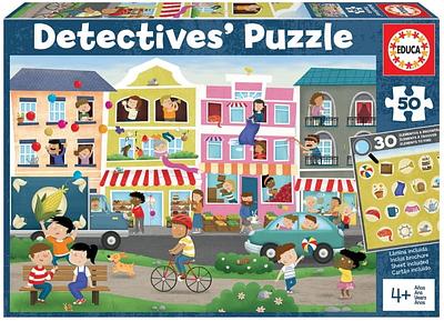 Puzzle de observação de 50 peças. Monta-o e encontra os 30 elementos escondidos! Folha incluída. Tamanho aproximado do puzzle montado: 40 x 28 cm.nn