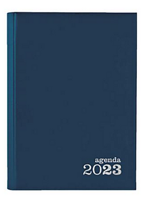 AGENDA SECRET POR DIA 147X210 CLÁSSICA AZUL 2023