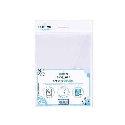 BOLSA P/ CADERNOS INTELIGENTES INGENIOX, VELCRO, A5, TRANSPARENTE