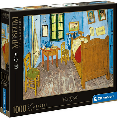 Tipo: Jogo de quebra -cabeçan- Gênero: Arten- Público-alvo: Crianças e adultosn- Gênero recomendado: Menino/Meninan- Idade recomendada (mín.): 10 anosn- Tema: Van Gogh - Quarto em Arlesn+ 10 anos