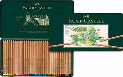 FABER CASTELL - CX. 36 LAPIS PITT PASTELL