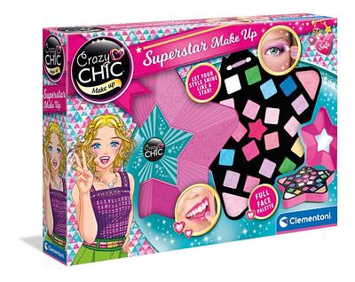 Detalhe do produto:n- Contém cosméticos: 10 sombras brilhantes, 5 sombras, 6 batons brilhantes, blush, pó de rosto;n- Aplicador para batom;n- Aplicador para sombras;n- Esponja;n- Espelho autocolante.n