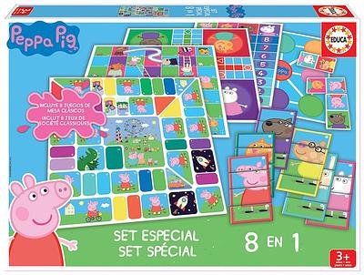 Diverte-te na companhia das tuas personagens favoritas com estes extraordinários 8 jogos de mesa clássicos: ludo, ganso, caracóis, corrida dos cavalos, jogo do galo, dominó, escada e slides.