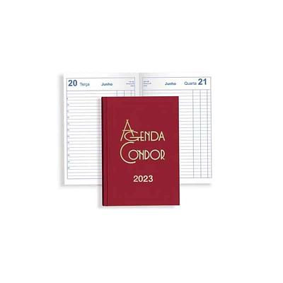 AGENDA MINI CONDOR FSC MIX 10X16 DIÁRIA VERMELHA 2023