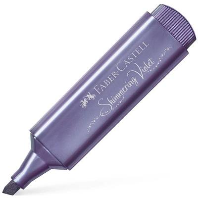 MARCADOR TEXTLINER METÁLICO FABER-CASTELL LILÁS