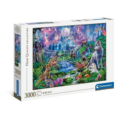 Detalhes do produto:n- 1 Puzzle 3000 peças;nnAviso: Contém peças pequenas que podem causar asfixia caso ingeridas. Não recomendado a menores de 3 anos.