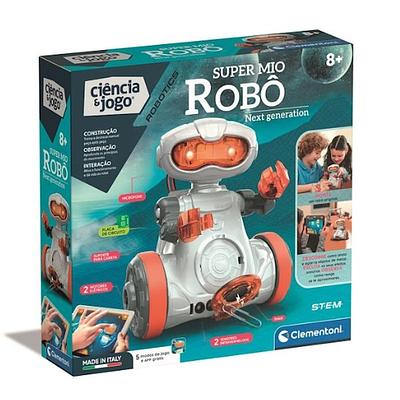 Detalhes do produto:n- 1 Robot;n- 1 Manual de instruções,n- 1 microfone;n-  App;n- Suporte para marcadores e imanes. nnNota: Recomendado para maiores de 8 anos.