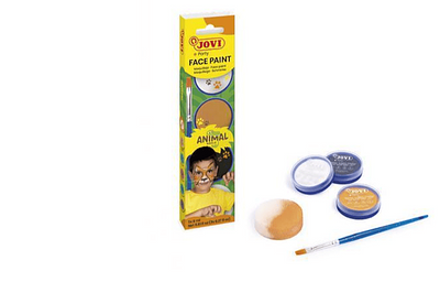 KIT DE 3 BOIÕES DE 8ML DE PINTURA FACIAL 8ML ANIMAIS