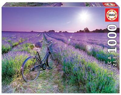 Ideal para quem procura produtos de qualidade para os mais pequenos!nAs crianças merecem o melhor, por isso apresentamos-lhe Puzzle Bicicleta No Campo De Lavanda 1000 Peças