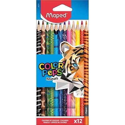 Maped Color Peps - Lápis Animais x12