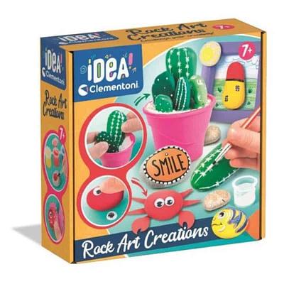 Detalhe do produto:n- Roletas dos desafios e seta giratória;n- Seixos para pintar;n- Têmpera e pincel;n- Olhos adesivos;n- Vaso de plástico para decorar;n- Manual ilustrado;nnA partir dos 7 anos.