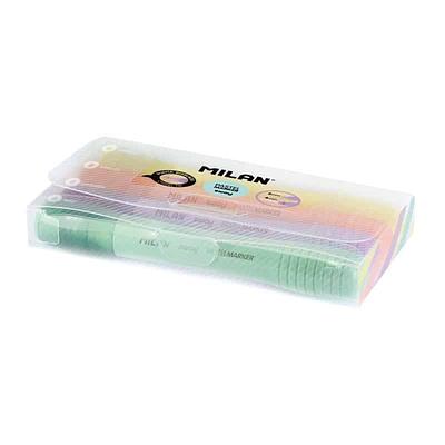 BOLSA COM 4 MARCADORES MILAN PASTEL