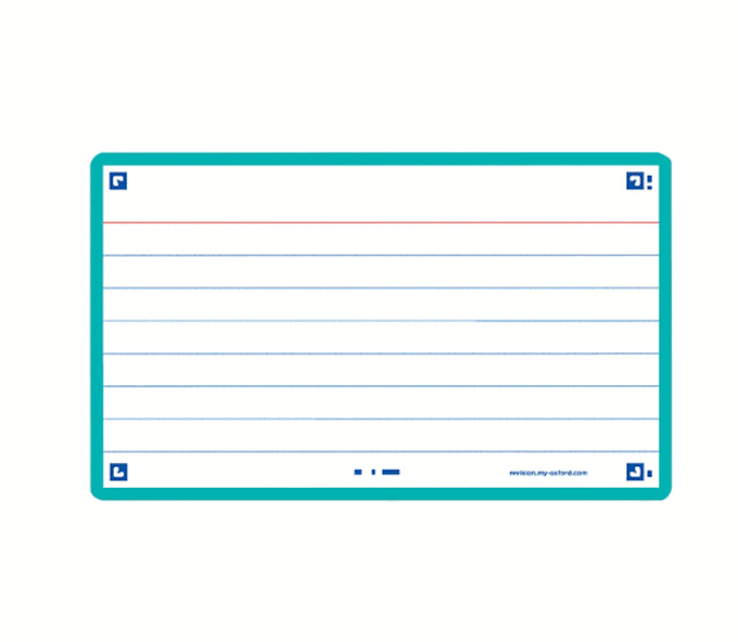 FLASHCARDS 2.0 OXFORD 75X125 30F 1LINHA VERDE — imagem 2