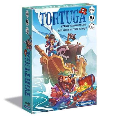 Um jogo de cartas perfeito para embarcar em aventuras piratas em busca de grandes tesouros!nContém 2 baralhos de cartas ilustrados com Navios e Tesouros para brincar com os amigos.