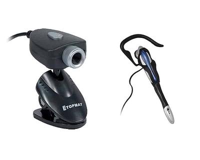 AURICULAR MICROFONE E WEBCAM