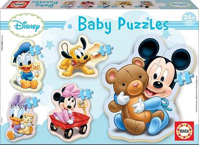 5 Puzzles desenvolvidos pela Educa e o Michey. Estes puzzles são indicados para crianças entre 2 e 4 anos pois as peças são maiores, mais grossas e mais fáceis de manipular.nn