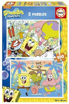 Todas as crianças adoram o Sponge Bob e as suas aventuras no mar! Estes 2 puzzles são compostos por grandes peças, perfeitamente acabadas para que o manuseamento pelas crianças seja simples e seguro.
