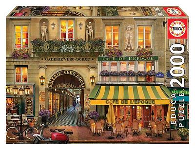 Deixe os seus sentidos explorarem o charme parisiense com este puzzle cativante de 2000 peças. Mergulhe numa cena vibrante que capta a essência da cidade do amor.