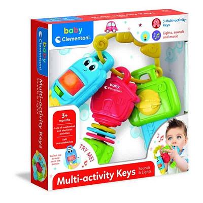 Detalhe do produto:n- 3 chaves;nnAviso: Recomendado a bebés a partir dos 3 meses.