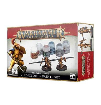AGE OF SIGMAR VINDICTORS + PAINTS SET