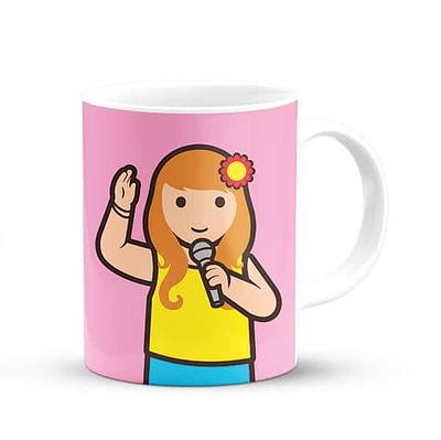 Little Drops of Water - Caneca de Profissões: "A Melhor Cantora"