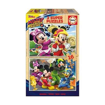 Super Puzzles EDUCA®: puzzles de madeira únicos. Nova madeira ecológica, mais resistente e mais segura para as crianças (não gera farpas). Imagens mais atractivas e cores brilhantes.