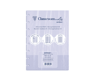 RECARGA ECOSMART A5 50F 100G QUADRICULADO