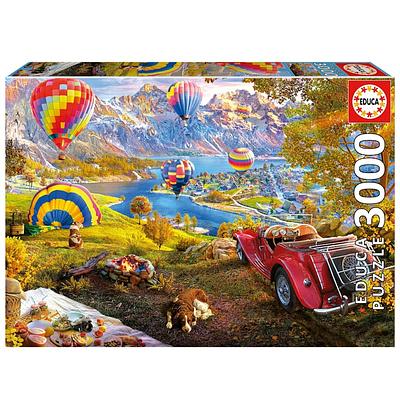 PUZZLE 3000 PEÇAS O VALE DOS BALÕES DE AR QUENTE
