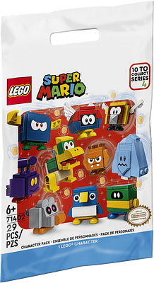 Leva mais ação aos níveis Lego Super Mari que constróis. Cada Pack da Série 4 contém uma personagem para construir com uma Etiqueta de Ação para adicionar ao teu Pack Inicial.