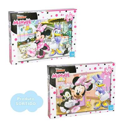 PUZZLE MINNIE MOUSE E AMIGOS II 50 PEÇAS