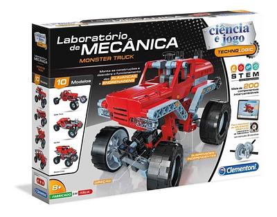 Constrói um poderoso monster truck com este conjunto Laboratório de Mecânica! As mais de 200 peças aqui incluídas permitem-te criar até 10 modelos de camião diferentes.