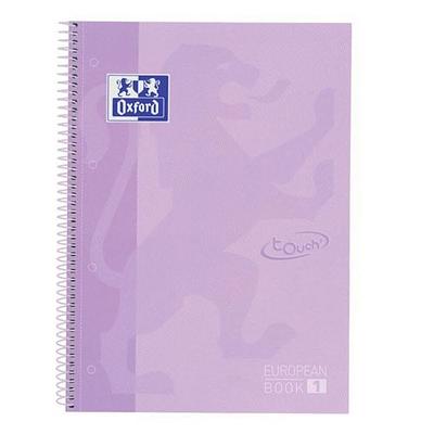 CADERNO OXFORD EBK1 OXFTCH A4+ 80fls OP 5X5 QUADRICULADO CR CE MALVA