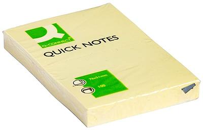 BLOCO DE NOTAS ADESIVAS Q-CONNECT50X75MM
