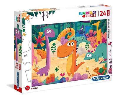 Os Maxi Puzzles da Clementoni trazem peças enormes para construir um puzzle extra-grande. Completa este quebra-cabeças para teres um grupo de Dinossauros coloridos a decorar o teu quarto!