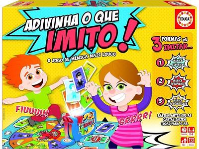 Jogo Adivinha o que imito! da Educa é um jogo de mímica muito louco. este jogo é ideal para os mais pequenos se manterem entretidos e divertidos durante horas.