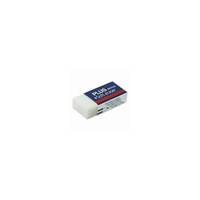 BORRACHA BRANCA PLUS OFFICE SOFT ERASER US30 P/ PAPEL E PELICULA