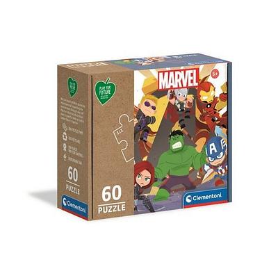Detalhes do produto:n-Caixa e peças feitas de papel recicladon-60 peças para um desafio simplesn-Puzzle com dimensões de 33.5x23.5cm após completonA partir dos 5 anos.