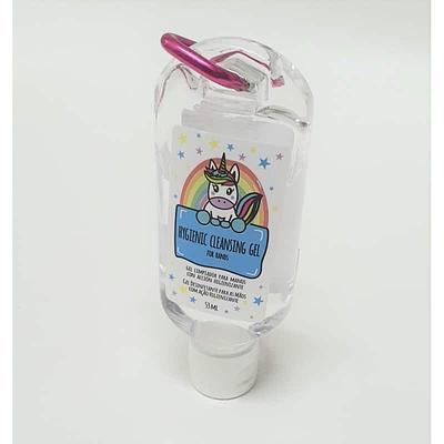 UNICÓRNIO - DESINFETANTE DE MÃOS C/ÁLCOOL 35mL COM MOSQUETÃO