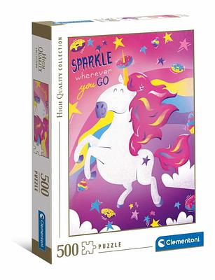 500 PEÇAS CLEMENTONI HQC UNICORN