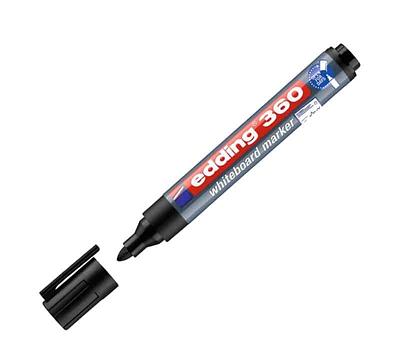 CANETA EDDING 360 PRETO QUADRO BRANCO