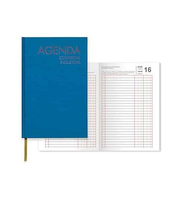 AGENDA COMERCIAL E INDUSTRIAL 18.5X29 AZUL 2022