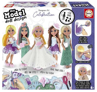 A Educa criou uma boneca que te vai permitir fazer dela um autentico modelo para fazeres o que tu quiseres com ela. A caixa inclui todos os elementos de que necessita para criar os trajes.