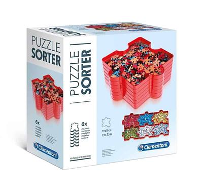 Estes separadores de peças de puzzle podem ser usados para separar peças por cor e formato, facilitando o processo de completar o quebra-cabeças.