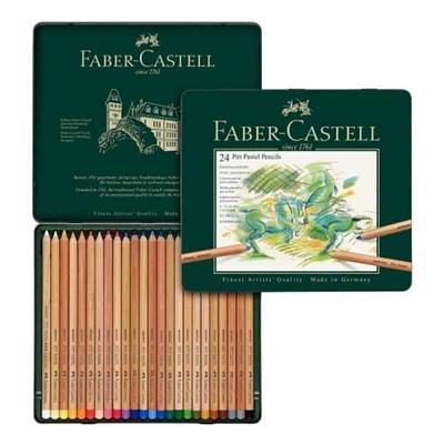FABER CASTELL - CX. 24 LAPIS PITT - CORES SORTIDAS