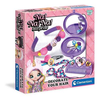 Detalhes do produto:n-2 bandoletesn-1 espelhon-1 penten-2 ganchosn-Fitasn-Pomponsn-Tulen-Contas coloridasn-Ideal para desenvolver a criatividade das meninas e a destreza manual.