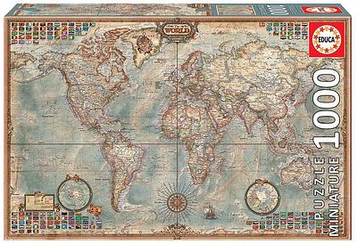 O puzzle de 1000 peças mais pequeno do mundo.nSérie Miniature Educa Puzzle 1000nMedidasPuzzle: 46 x 30 cmnNúmero de Peças: 1000