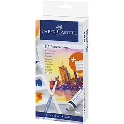 CAIXA DE 12 TUBOS AGUARELAS 20ML + PALETA