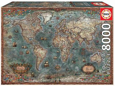 Linha incrível de puzzles para adultos da Educa.nNão perca e diverta-se em família com esta incrível seleção...nTamanho do Puzzle: 192 x 136 cmnNúmero de Peças: 8000